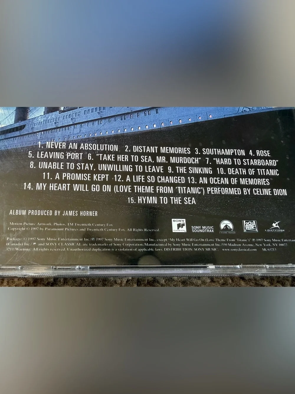 Sony titanic movie